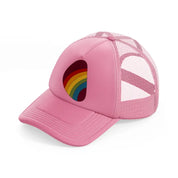 groovy shapes 28 pink trucker hat