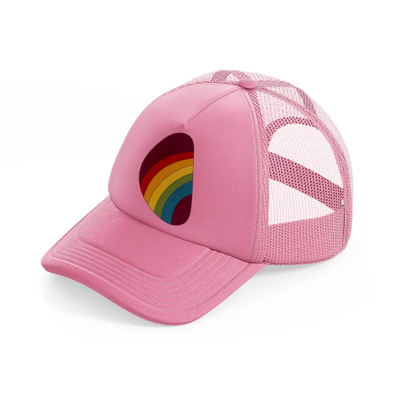 groovy shapes-28-pink-trucker-hat