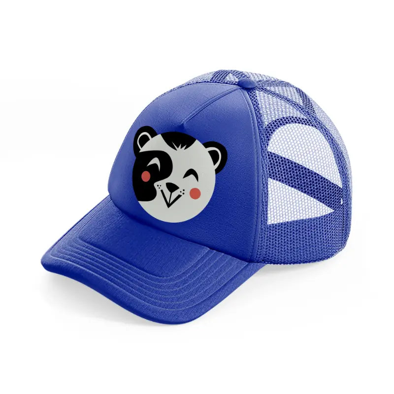 panda blue trucker hat