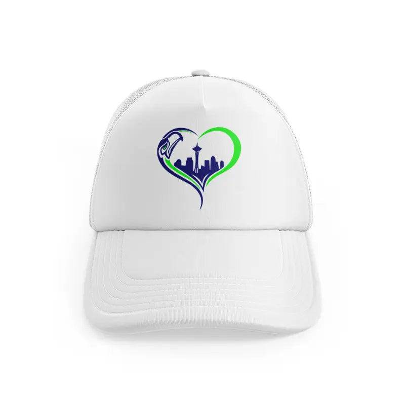 Seattle Seahawks Fanwhitefront-view