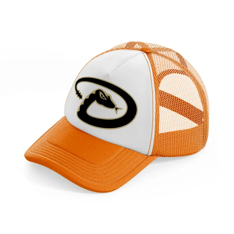 arizona diamondbacks minimalist-orange-trucker-hat