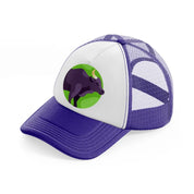 chinese zodiac (5) purple trucker hat