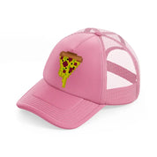 pizza-pink-trucker-hat