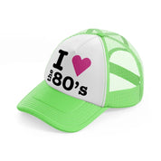 80s megabundle 35 lime green trucker hat