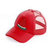 retro elements-45-red-trucker-hat