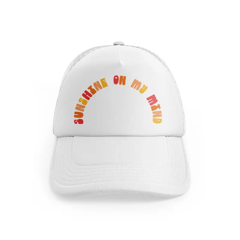 retro elements-96-white-trucker-hat