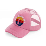 best dad by par retro-pink-trucker-hat
