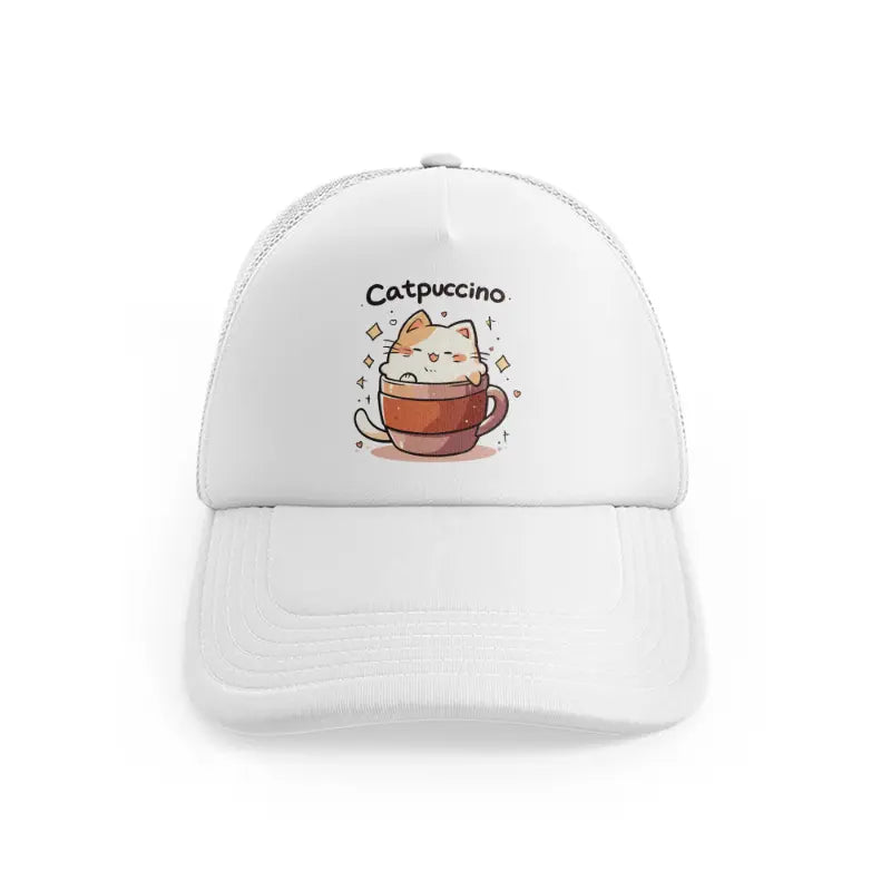 Catpuccino Cupwhitefront view