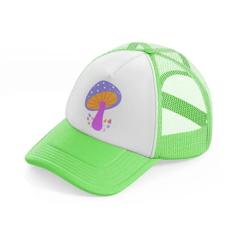 mushroom-lime-green-trucker-hat