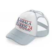 Kamala Harris 24 grey Trucker Hat