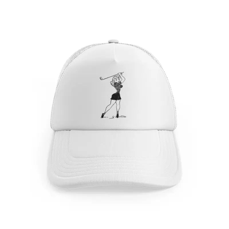 Golf Ladywhitefront-view