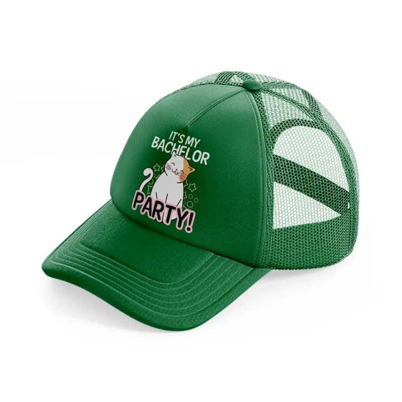 all step dad tee shirt-04-green-trucker-hat