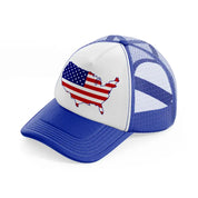4th july svg map-01-blue-and-white-trucker-hat