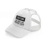 the girls are drinking again white trucker hat