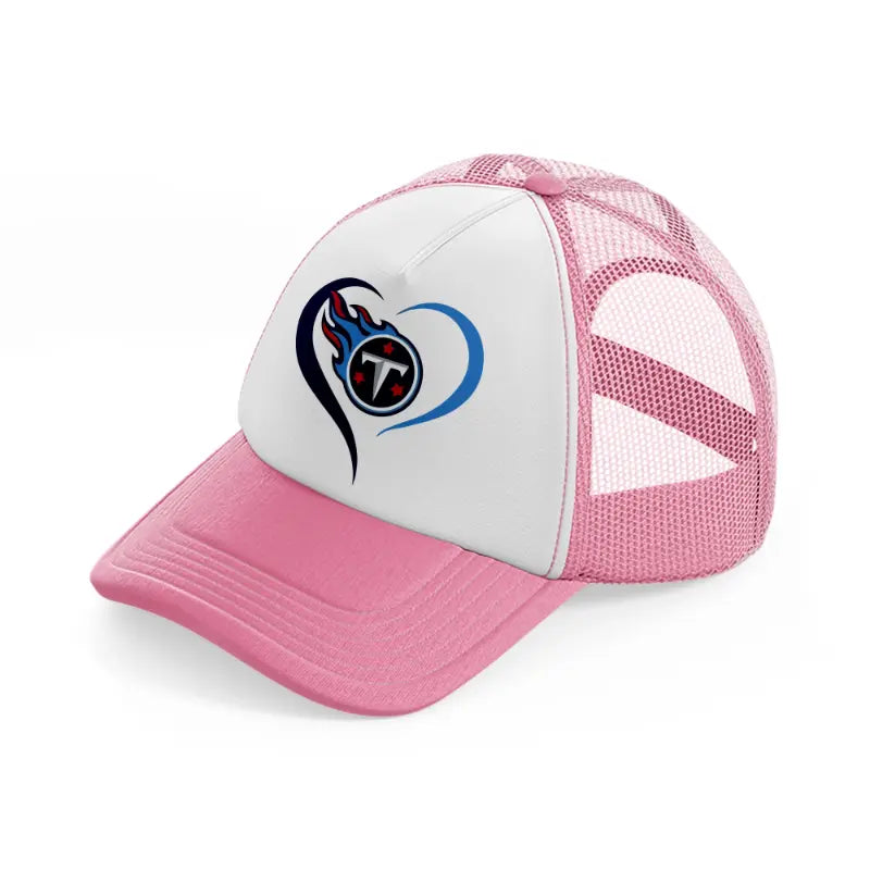 tennessee titans lover-pink-and-white-trucker-hat