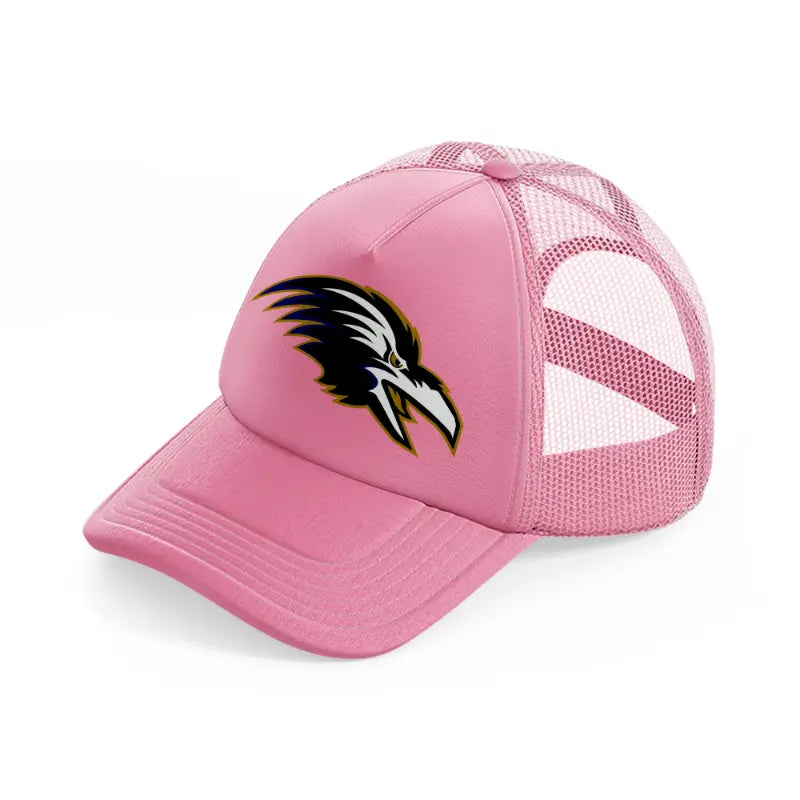 baltimore ravens face symbol-pink-trucker-hat