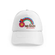 png white trucker hat