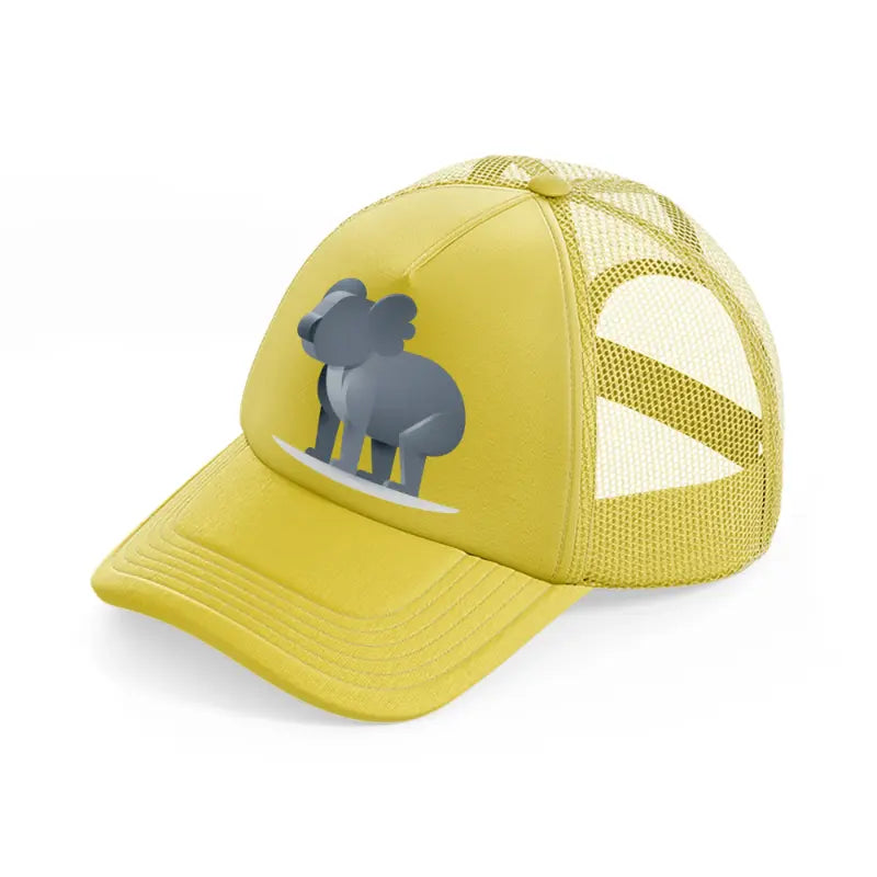 004 koala gold trucker hat