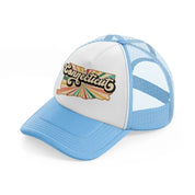 connecticut sky blue trucker hat