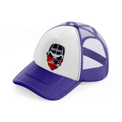 new england patriots supporter-purple-trucker-hat
