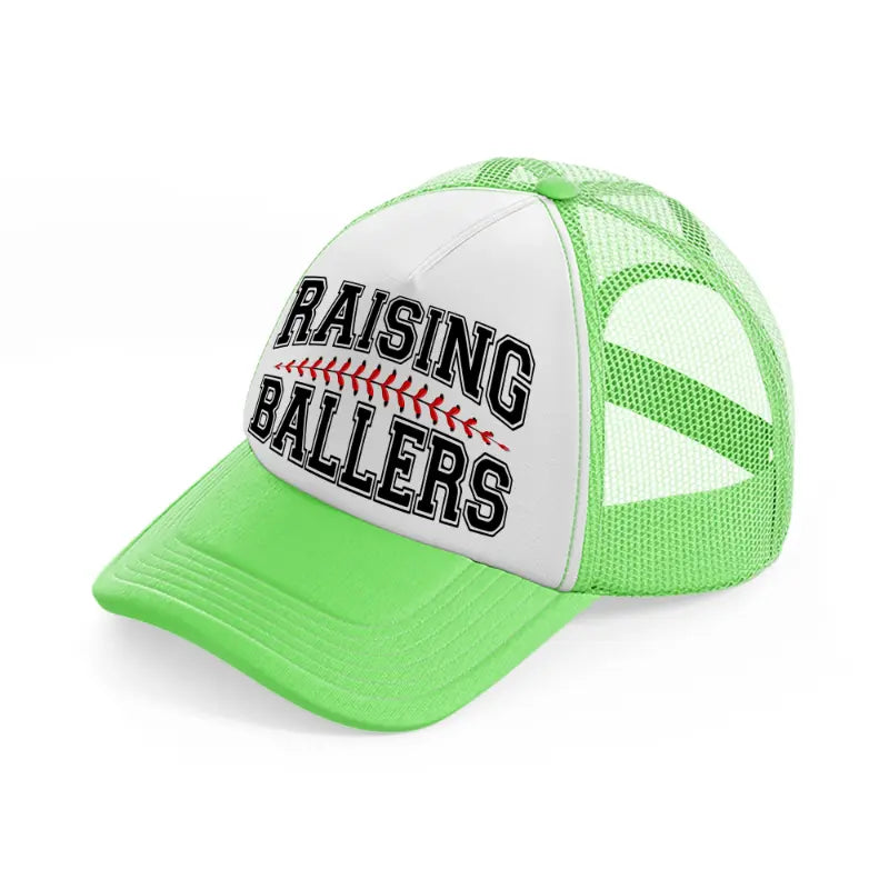 raising ballers-lime-green-trucker-hat