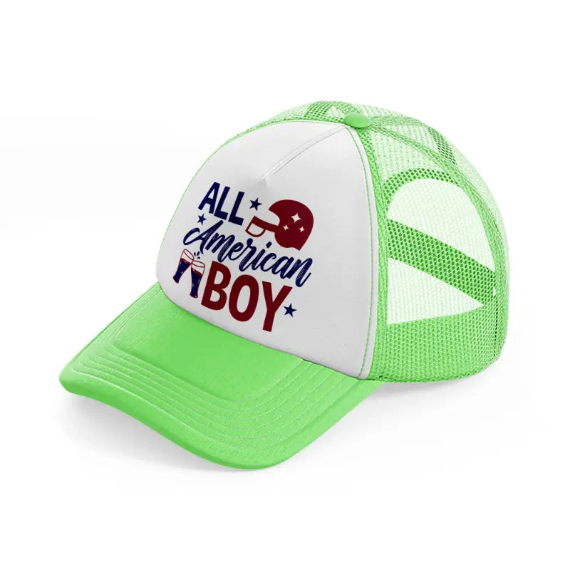 all american boy-01-lime-green-trucker-hat