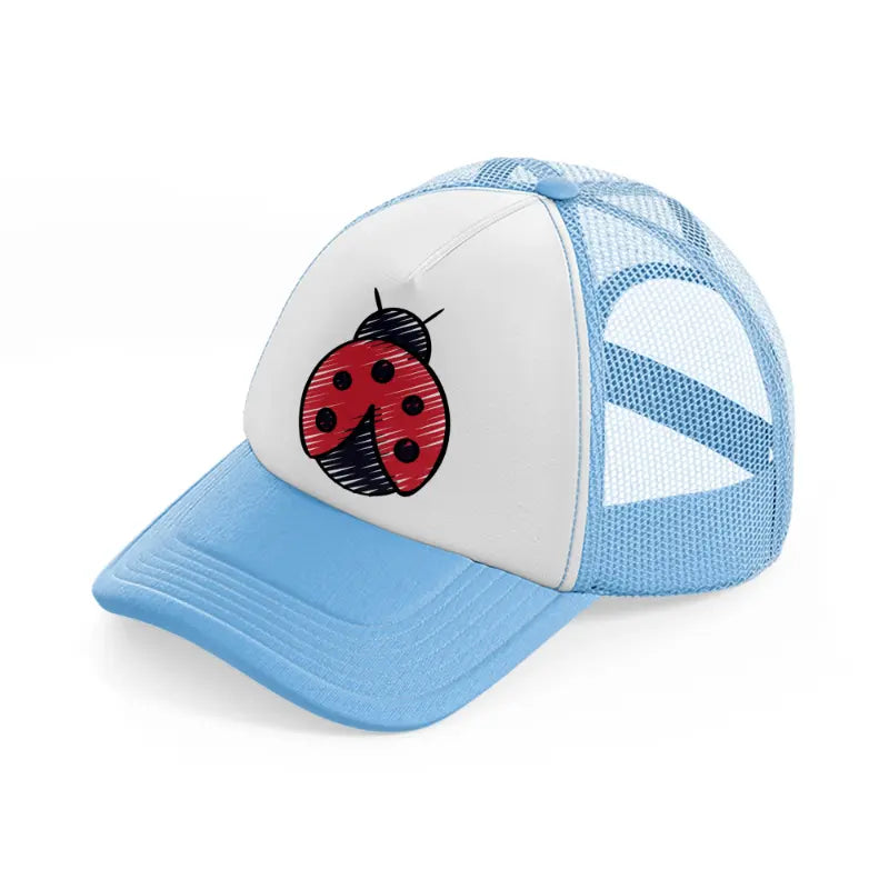 ladybug-sky-blue-trucker-hat