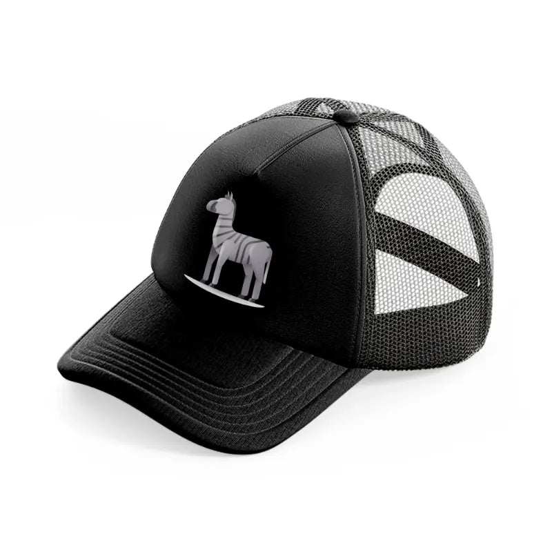 027-zebra-black-trucker-hat