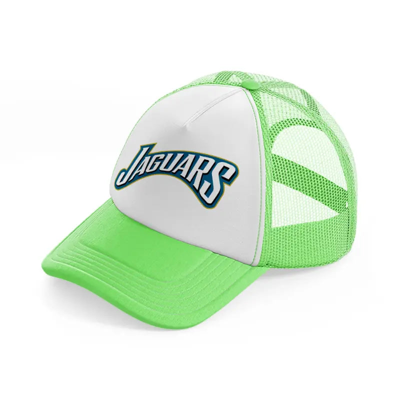 jacksonville jaguars modern-lime-green-trucker-hat