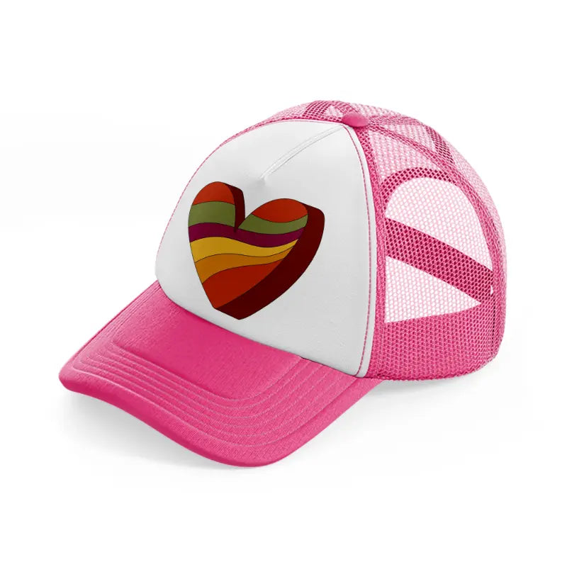 groovy elements-22-neon-pink-trucker-hat