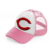c from cincinnati-pink-and-white-trucker-hat