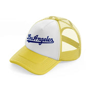 los angeles retro-yellow-trucker-hat