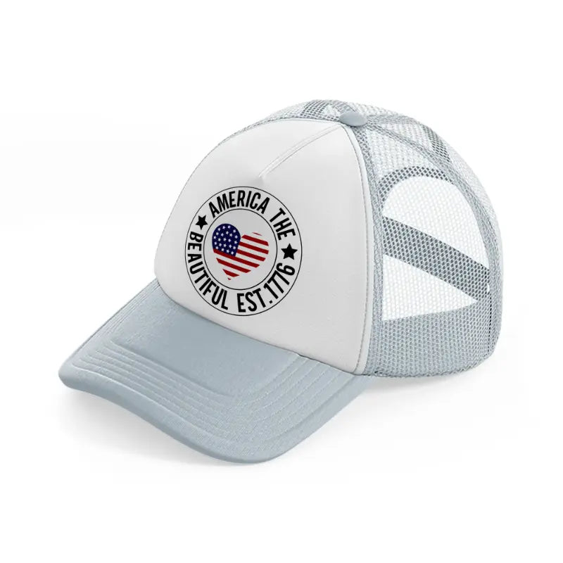 america the beautiful est.1776-01-grey-trucker-hat