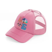 love sublimation-pink-trucker-hat