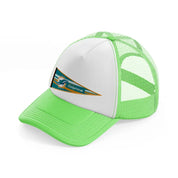 miami dolphins flag-lime-green-trucker-hat