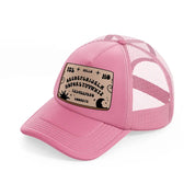 ouija board-pink-trucker-hat