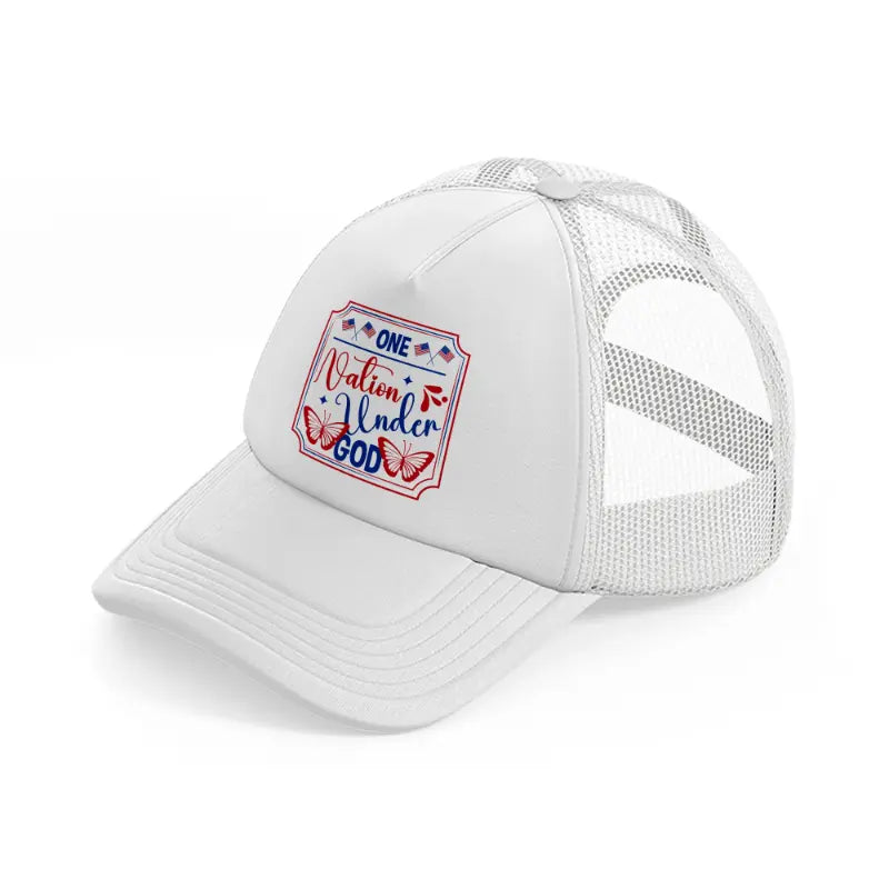 one nation under god-01-white-trucker-hat