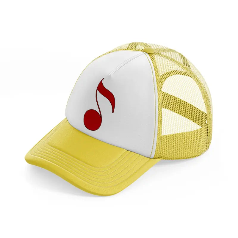 groovy elements 73 yellow trucker hat