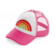 retro rain-neon-pink-trucker-hat