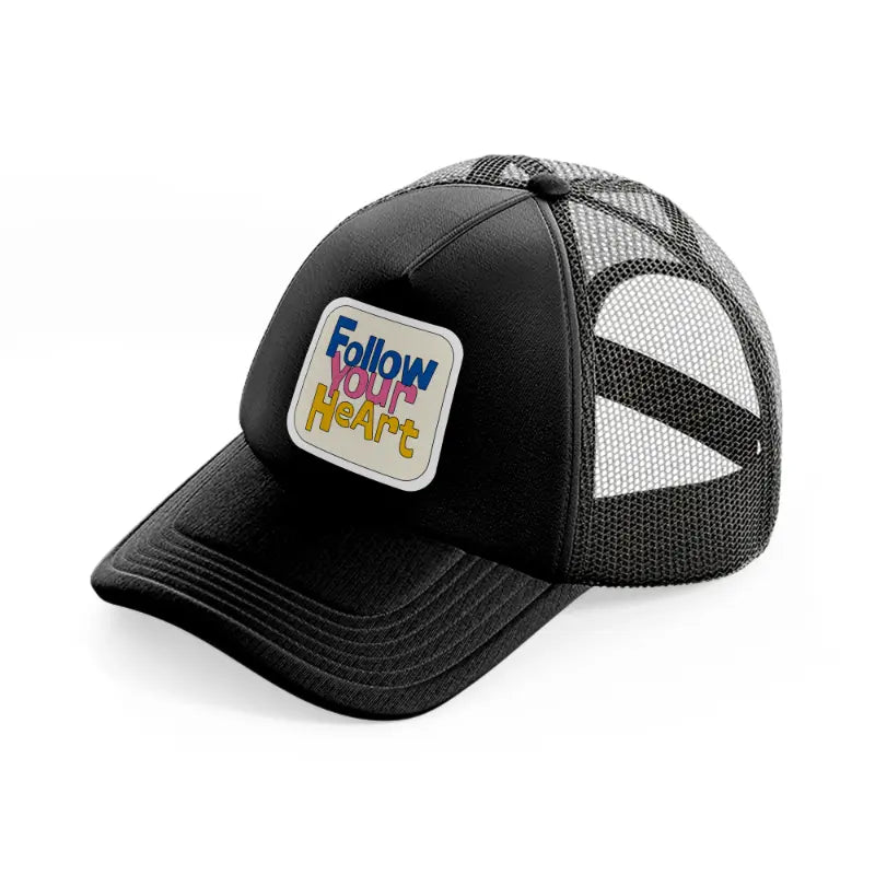 love quotes 01 black trucker hat