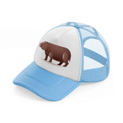 007-hippopotamus-sky-blue-trucker-hat