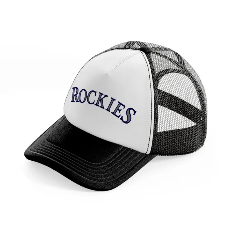 rockies-black-and-white-trucker-hat