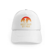 Best Dad By Par Orangewhitefront view