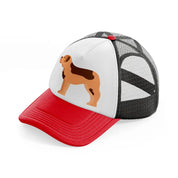 025-saint bernard-red-and-black-trucker-hat