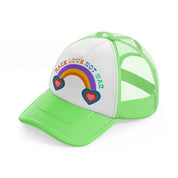 icon37 lime green trucker hat