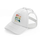 guitars white trucker hat