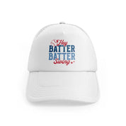 Hey Batter Batterwhitefront view