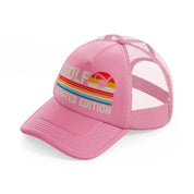 golf limited edition color pink trucker hat