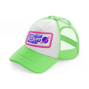 i love you beary much lime green trucker hat