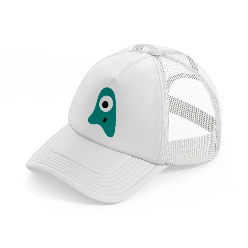 green monster-white-trucker-hat